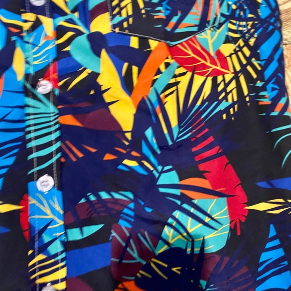 Vintage 90’s Blue Hawaiian aloha shirt - Picture 3 of 5